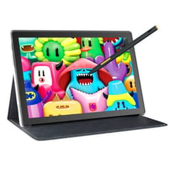 HUION Kamvas Slate 10 Standalone Drawing Tablet No Computer Needed with Full-Laminated Screen, 10.1-inch Digital Art Tablet with 4096 Levels Stylus Pen, Android 12, 8GB+128GB for Artist Beginner