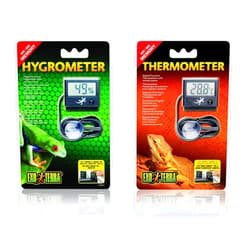 Exo Terra LED Thermometer and Hygrometer Bundle for Reptile Terrariums
