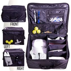 Athletico Golf Trunk Organizer Storage - Car Golf Locker to Store Golf Accessories | Collapsible When Not in Use
