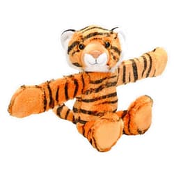 Wild Republic Huggers, Tiger Plush Toy, Slap Bracelet, Stuffed Animal, Kids, 8 inches