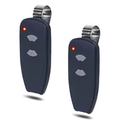 LUX5CPCAR 2 Pack M3-2312 For Marantec Garage Door Remote M4500e, M4700e, Martin DC2500, DC3700 with Shade Clip, For Marantec Garage Door Opener 315 MHZ 2-Button Digital 382 Garage Door Opener Remote Transmitter