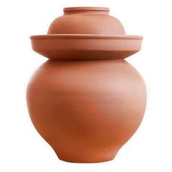 ZHOUXIAO Ceramic Fermentation Crock with Lid, Thickened Porcelain Pickle Jar, Kimchi Pot with Lid Ceramic Food Storage Sealed Containers, Foods Turnip Cabbage Fermenting 4KG