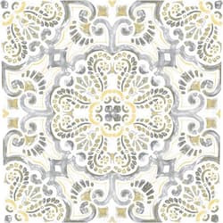 FloorPops FP2947 Antico Peel & Stick Floor Tiles, Multicolor