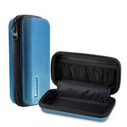 WIZONER Case for Meridian Shaver: EVA Hard Meridian Trimmer Bag Protective Travel Carrying Storage for Electric Razor Organizer for Men Body Hair with shockproof waterproof- Case Only (Blue)