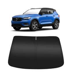 BESTVIEW Car Windshield Sun Shade Compatible with Volvo XC60 2018-2024 2025 - Foldable Reflective Sunshade for UV Protection & Heat Reduction