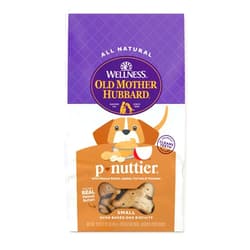 Old Mother Hubbard Wellness Old Mother Hubbard Classic P-Nuttier Natural Dog Treats, Crunchy Oven-Baked Biscuits, Ideal for Training, Small Size, 20 ounce bag