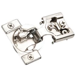 Amerock 2 Pack 1/2 inch Overlay Self-Closing Compact Concealed Hinge for Face Frame Cabinet, 105-degree Opening Angle with 3-Way adjustability