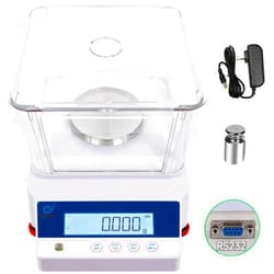 RUISHAN Lab Scale 300g X 0.001g High Precision Electronic Analytical Balance .001 Gram Accuracy Laboratory Lab Precision Scale Digital Kitchen Balance Scale Jewelry Scale Scientific Scales with RS232
