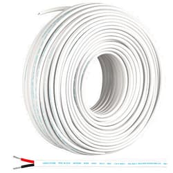 GS Power’s 16 Ga (True American Wire Gauge) AWG Tinned Oxygen Free Copper OFC Duplex 16/2 Dual Conductor AC Marine Boat Battery Wire. Cable Length: 200 FT (50 or 100' Options Available)