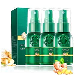 WOLFGROD Hairpandora ShougaGRO Japanese Hair Growth Spray Pro, Now-ShougaGRO Japanese Hair Growth Spray, HyunGang Korea Ginseng Hair Regrowth Serum Spray, Hair Growth Ginger Spray for Men Women (3PCS)