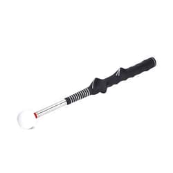 Aramox Swing Grip Training Aid Telescopic Trainer for Golfers, Perfect Warmup and Strength Builder, Black Metal 15-28in, Increase Shot Distance and Control