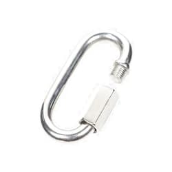 Yardware etcetera Quick Links 3/16 inch Zinc Plated 10 Pack - 620 lb Working Load Limit - Chain Links