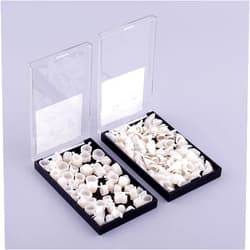 TYMXGHF 100pcs Dental Temporary Crown Veneers Material Anterior Front Back Molar Teeth