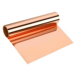 Wezssve Thin Copper Sheet Roll 99.99% Pure Copper Foil for Crafts Bendable Soft Copper Sheet 0.001x3.94x78.74 Inches Flashing Strip Metal Plate 0.03x100x2000mm