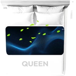 HomeLuvo Grounding Sleeping Mat for Bed - Queen Size Mattress Cover Pads (27