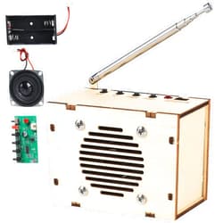 CYOEST Science Kits for Kids Age 8-12 12-14, STEM Kits for Kids Age 8-10, STEM Toys Build Your Own FM Radio Kit, DIY Electronic Snap Circuits Projects Gifts for Teen Girls Boys 9 11 13 15 16+ (Classic Wood)