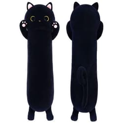 MorisMos 43” Long Cat Body Pillow, Large Cartoon Cat Stuffed Animal Plush Toy Big Throw Pillow Soft Hugging for Kids Adults Girlfriend, for Special Day