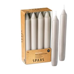 Tribello Straight Beige Candlesticks - Pack of 8 6