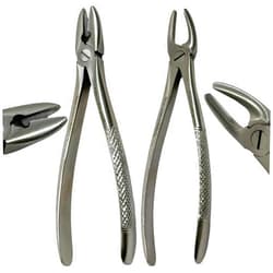 Artlab 2 Each - MD1 & MD2 - Upper Jaw Tooth & Molar Extraction Forceps - Upper Bicuspids, Cuspids, Incisors, and Roots & Upper First, Second, and Third Molars - German Stainless Steel