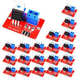 DaFuRui IRF520 Driver Module，20pcs IRF520 MOSFET Driver Module Button Drive