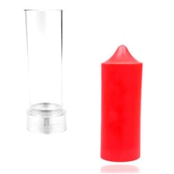 MILIVIXAY Cylinder Candle Molds for Beeswax Wax Molds Duarable Plastic Candle Molds for Candle Making-Height: 5.1 Inch,Diameter:2.0 Inch.
