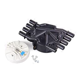 big-autoparts Ignition Distributor Set Brass Terminals Distributor Cap and Rotor Kit compatible with Chevrolet GMC Cadillac Vortec V8 5.0l 5.7l 7.4l Compatible Part Number DR474 DR331