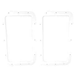 Valterra A77010 Nu Tru White Carded Interior Entrance Door Window Frame (Pack of 2)