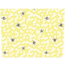 SFAG Bumblebees and Honeycomb Tissue Paper - 20 inches x30 inches Sized Sheets (24 Sheets), Yellow, 20 inches x 30 inches , Bees