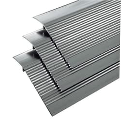 Heainaiyoo Metal Floor Transition Strip, Aluminum Threshold for Doorways, for Gap from 0.4″to 1.6″, for Doorways Tile Wood Vinyl Laminates, Size 36in x 4in x 1.32 in (Grey, 3pack)