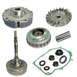 C CLINK CCLINK Wet Clutch Kit Assembly with Clutch Carrier Housing Primary Sheave Oneway Gasket for Grizzly 660 2002-2008,Rhino 660 2004-2007