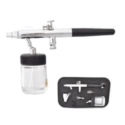 Master Airbrush Master Performance Multi-Purpose Precision Dual-Action Siphon Feed Airbrush with Black Handle, 0.35 mm Tip, 3/4 oz Bottle