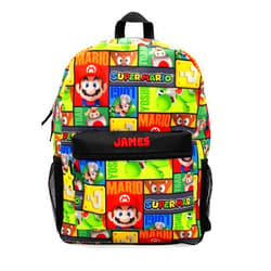 DIBSIES Personalized Character Backpack created using Licensed Character Backpack (created using Super Mario backpack)