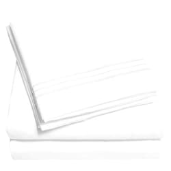 Sweet Home Collection 1500 Supreme Collection Full Sheet Sets White - Luxury Hotel Bed Sheets and Pillowcase Set for Full Mattress - Extra Soft, Elastic Corner Straps, Deep Pocket Sheets, Full White