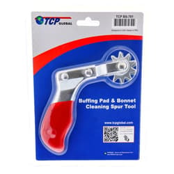 TCP Global Polishing and Buffing Pad Cleaning Spur Tool for Revitalizing Polisher Compound Pads and Bonnets