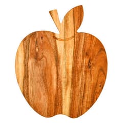 Affinity Decor Organic Acacia Kitchen Cutting Chopping Board for Butcher Block Cheese and Vegetables Fruit Salad Halloween Christmas Gift (Apple board 11