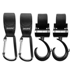 Sideim Baby Stroller Hooks Clips, Convenient Stroller Accessories Mommy Bag Hooks for Hanging Diaper Bags ,Purse,Stroller Organizer, Perfect for Uppababy, Babyzen Yoyo, Britax, Bugaboo, Bob, Pushchair, Buggy
