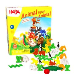 HABA Animal Upon Animal - Classic Wooden Stacking Game Fun for The Whole Family (Made in Germany)