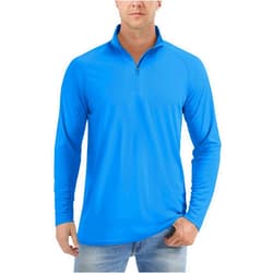 TACVASEN Men's UPF 50+ Shirts 1/4 Zip Up Sun Protection Long Sleeve Rash Guard Outdoor Hiking Hiking Running Shirts