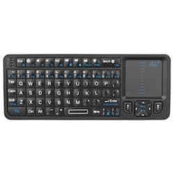 Rii K06 Mini Bluetooth Keyboard,Wireless Keyboard Portable Lightweight with Backlit and Built-in Touchpad,Compatible with Android TV Box,Apple TV,Smart Phones,Tablet and More (BT Version)