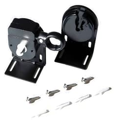 Lihopefe Crodless Bracket,Universal Replacement Installation Accessories for Indoor/Outdoor Sunshade and Roller Blinds(Black)