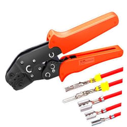 Twidec/Wire Crimping Pliers 2.8/4.8/6.3 mm Spade 26-16AMG Crimping Tools Manual Crimp Fold Tool for Open Barrel Terminals SN-48B