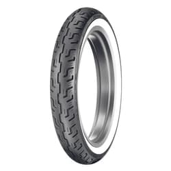 Dunlop D401 Front Motorcycle Tire 100/90-19 (57H) Wide White Wall - Fits: BMW F650 1997-1999