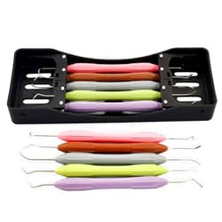 AAProTools 5 Pcs Dental Silicone Handle Composite Placement Instrument Restorative Filling (Rendom Color) DN-2285