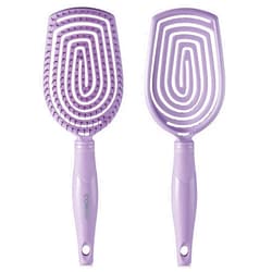 Conair Scalp Care Detangling hairbrush - Curly Hair Brush - Scalp Massager - hairbrushes for women & men - detangler for all lengths - can use wet or dry - Paddle