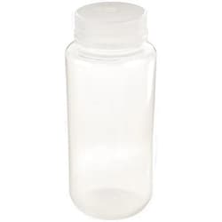 United Scientific® Unistore™ - Sample Containers with Lids - Laboratory Grade Polypropylene Wide Mouth Reagent Bottle - 16 Oz Bottles with Screw Caps (500ml), Plastic Bottles with Lids, Pack of 12