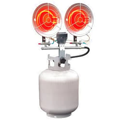 MASTER LP Tank Top Space Heater, Variable Output, 32,000 BTU (MH-32-TTC)