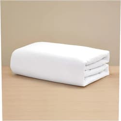H by Frette Percale Duvet Cover (Queen) - Luxury All-White Duvet Cover/Cool and Crisp, Recommended for Anyone Who Gets Hot at Night / 100% Long-Staple Cotton