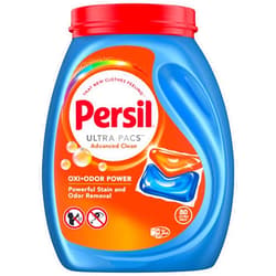 Persil Ultra Pacs Advanced Clean Oxi+Odor Power Laundry Detergent, 80 count