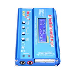 Hyuduo B6 80W Balance Charger Discharger Digital Battery Pack Charger for Li-Po/Li-ion/Li-Fe/NiMH/NiCd/Packs LCD Hobby Battery Charger(without Plug)