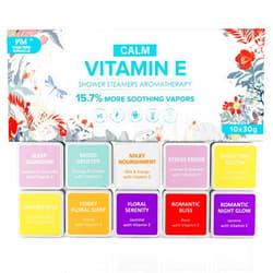 WM WESTERN MIRACLE Shower Steamers Aromatherapy 10 Pack - Shower Bombs Birthday Gifts for Women, Men, Mom, Organic Essential Oils, Self Care, Stress Relief, Relaxation Home SPA Christmas